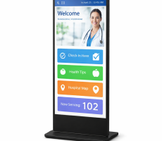 digital signage display used in healthcare AV solutions for patient information and hospital communication
