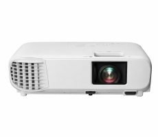 High-lumen projector used in hospitality AV solutions for hotel event and banquet display