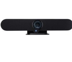 Video soundbar audio system used in hospitality AV solutions for hotels and conference spaces