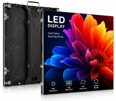High brightness LED display screen for retail AV solutions with vivid colours and a digital signage panel