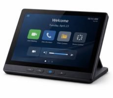 touch control panel used in healthcare AV solutions for managing audio video systems in hospitals